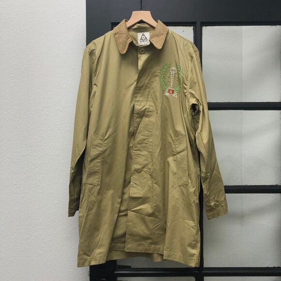 New UNIF World's Greatest Screw Up Trench Coat - M - Picture 3 of 9